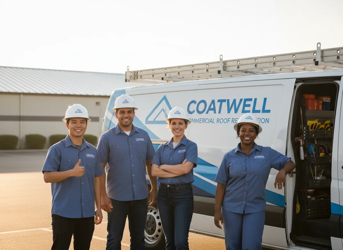 Commercial roof coating company in Fox, AR